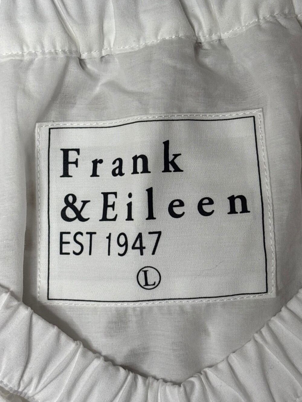 Frank & Eileen Gracie White Cotton Eyelet Midi Skirt Size Large - Picture 6 of 7